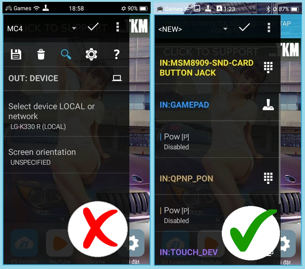 Tincore keymapper